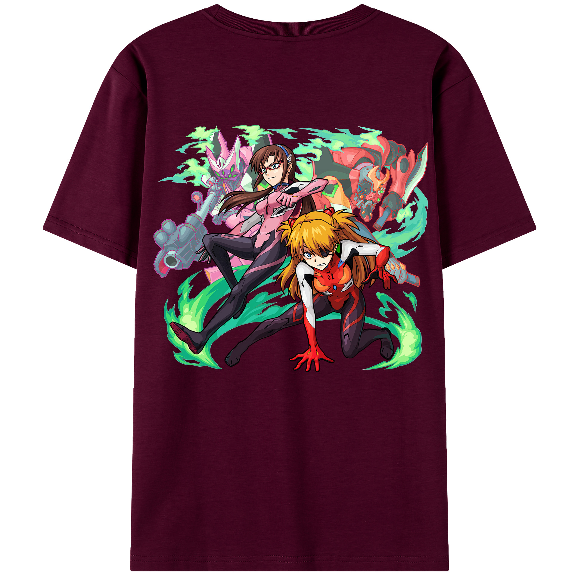 （画像用） EVA 新世紀エヴァンゲリオン レディース半袖Tシャツ(バックプリント)